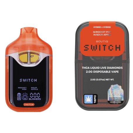 Boutiq Switch V4 THC-A Disposable Vape 2G - Image 4